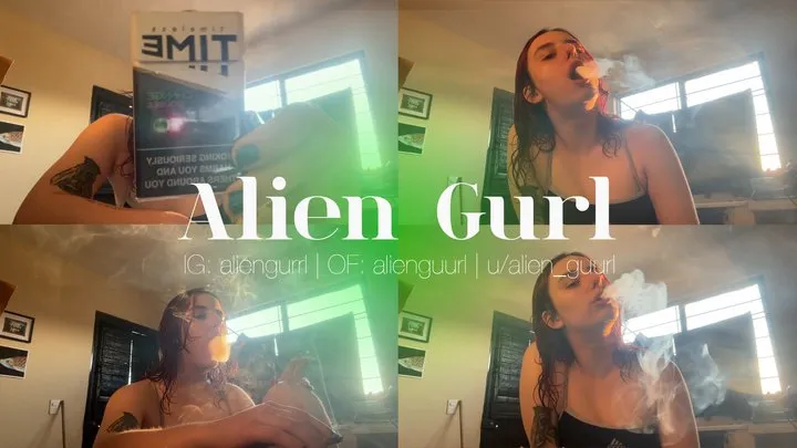 Trying Korean Cigarettes | Alien Girl