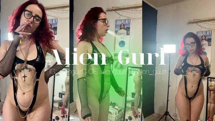 Smoking Girl has a Slutty Behavior | Alien Girl