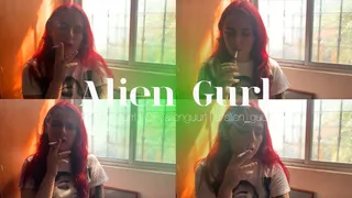 Talking Exhales and Chainsmoking | Alien Girl