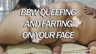 BBW FARTING ON YOUR FACE