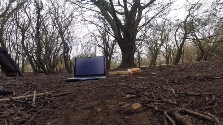 Lilly & Aurora kick and destroy mac book pro with new rock boots