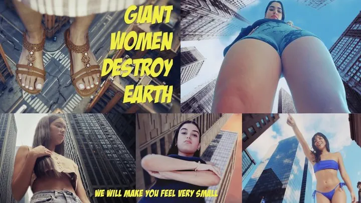 Giant Women Destroy Earth (Enola, Gabriela, Andrea and more)