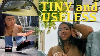 TINY and USELESS - Giantess Serena - Crush and stomp