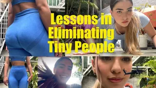 Lessons in Eliminating Tiny People - Latina Giantess Gabriella