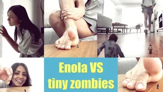 Giantess Enola VS Tiny Zombies