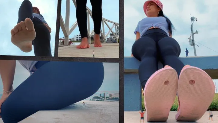 Stepping on tiny men - Colossal Canela - Latin Giantess SFX