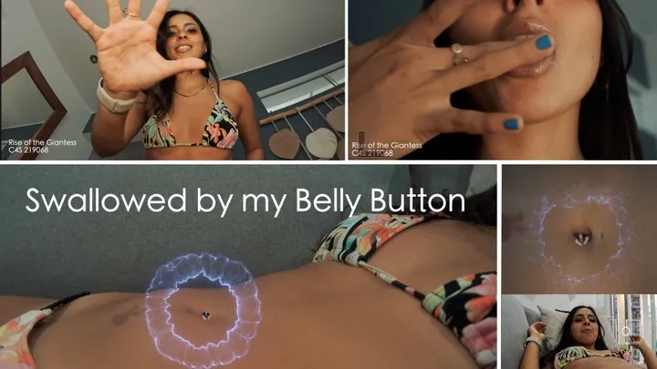 Swallowed by my Belly Button - Giantess Enola