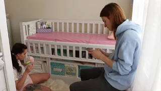 Annoying Step-sister Diaper Change