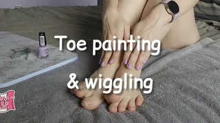 Toe Painting and Wiggling