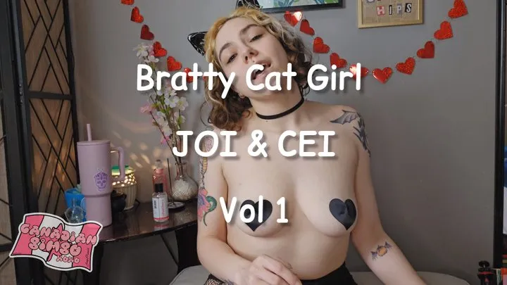 Bratty Cat Girl JOI and CEI