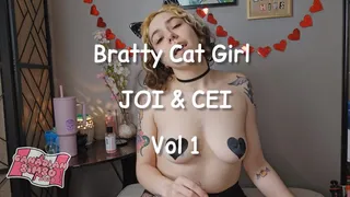 Bratty Cat Girl JOI and CEI