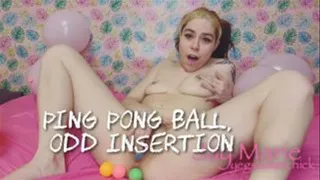 Ping Pong Ball Odd Insertion