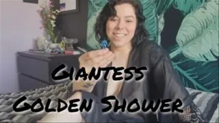 Giantess Golden Shower
