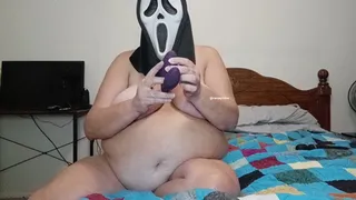 Scream Mask Renay has Orgasm