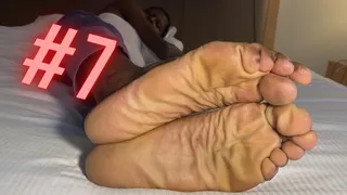 #7 — Wrinkly Male Bare Feet Teasing You on the Bed