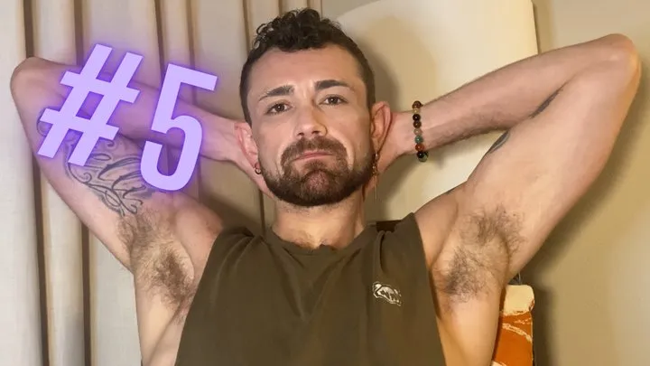 #5 — Hairy Sweaty Male Armpits