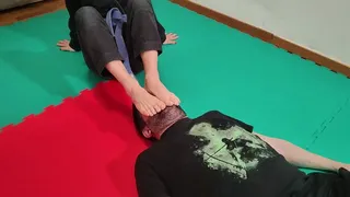 Pamela's BJJ Feet Smother after Workout