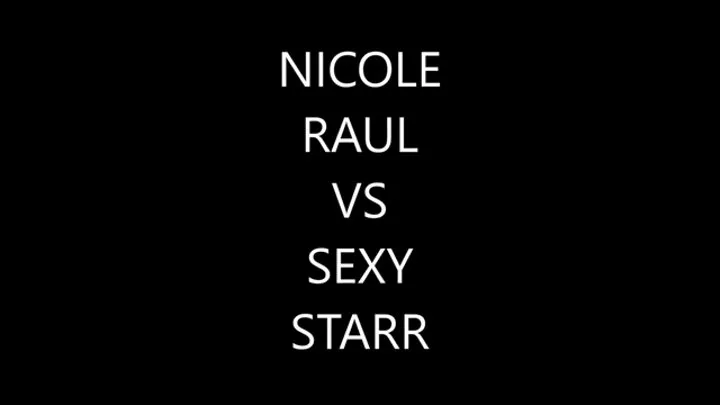 TOPLESS CATFIGHT: Nicole vs Sexy Starr