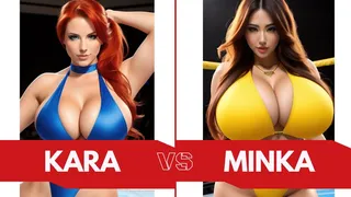 Big Tit Topless Female Wrestling: Minka Kim vs Kara Murphy LOW