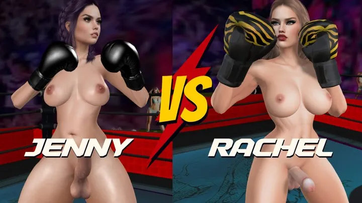 Futa naked boxing, wrestling and fucking