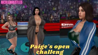 Female Wrestling: Paige's open challenge LOW