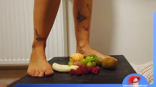 Foodporn - Cock Trampling #Cock Crushing #Footjob #Crushing #Feet #Fruits #Trampling