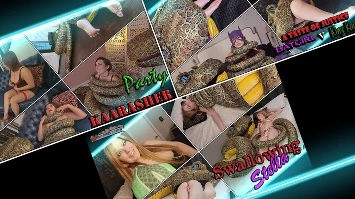 King Kaa Bundle Number 2! Vore and Magic Control with Stella Elle, Jacquelyn Velvets, Irene Silver, Coco, and Kat VanWylder