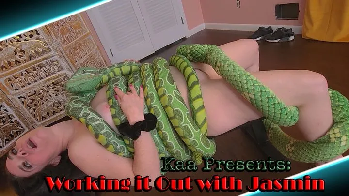 Working it Out with Kaa! Jasmin Jai Mesmerized nude - 4K