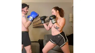 sassy vs mario topless boxing match