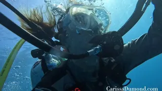 Scuba dive with Carissa Dumond in the ocean