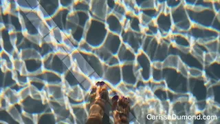 Carissa Dumond nude and underwater in the pool part 2