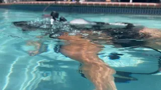 Scuba in tiny Wicked Weasel bikini in the pool-full video
