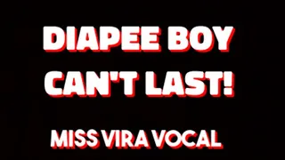 Diapee-Boy Can't Last! Premature Ejaculation, SPH, & Diapee-humiliation