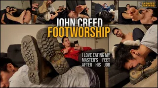 MASTER JOHN CREED | EATING MY MASTER'S FEET AFTER HIS WORKDAY