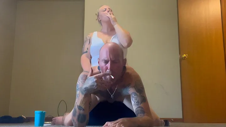 Smoke With Me During Anal Training