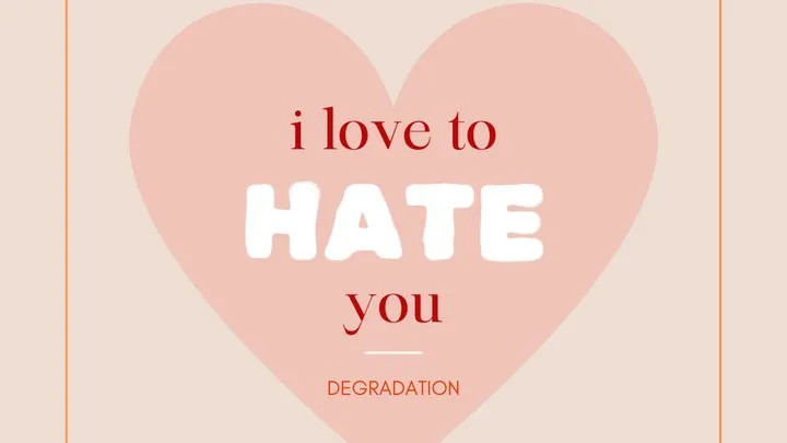 I Love to Hate You