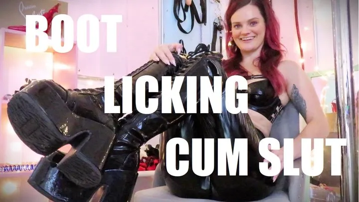 Boot Licking Cum Slut