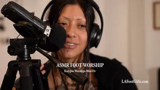 ASMR Foot Worship — Kalypso Worships Miss Viv