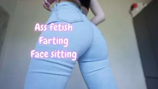 Farting In Tight Jeans! Facesitting Ass Fetish