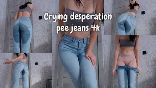 Crying Desperation Pee Jeans
