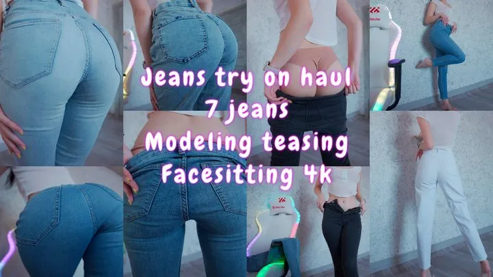 Jeans Try On Haul Facesitting