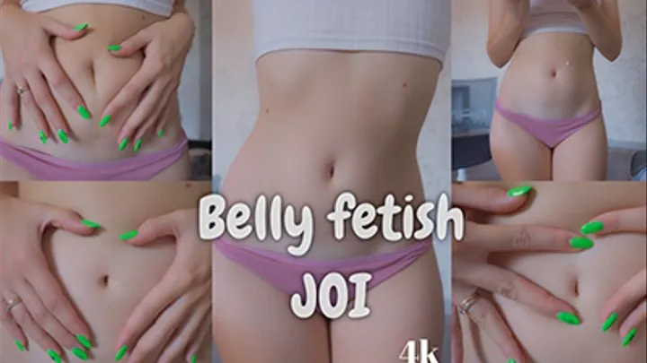 Belly Fetish ! JOI belly button