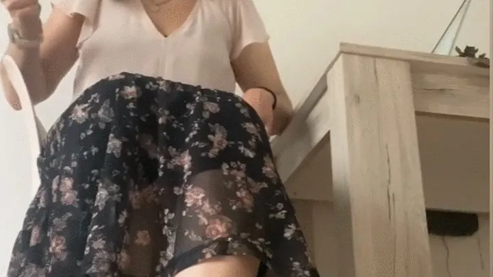 Sitting & spitting on you