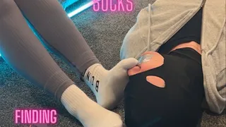 Bound and Gagged Footstool for Smelly Socks