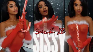 SUCK IT SISSY! ( Candy Cane BlowJob Training )