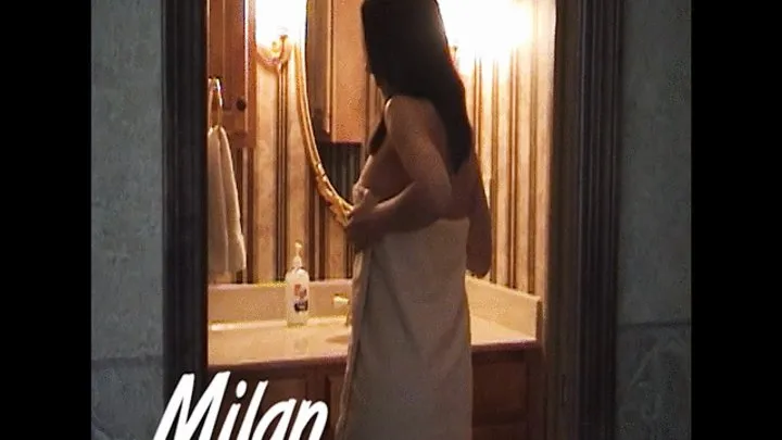 Milan 10 Minute Nude Hot Steamy Shower Tease