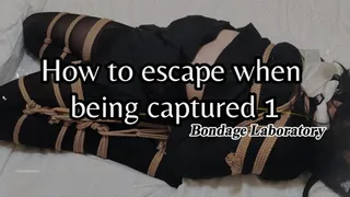 How to escape when being captured 1