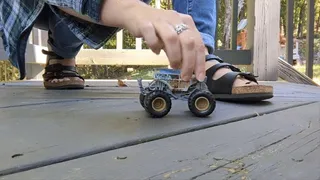 Birkenstocks Toy Monster Truck Crush