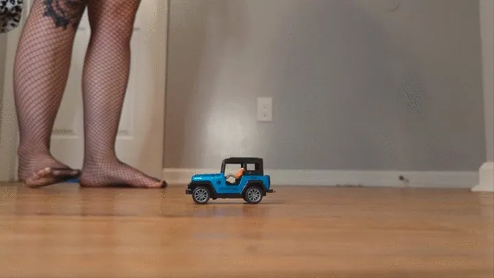 Toy Car Crush- Thea Owlfoot in Fishnets VS Toy Jeep