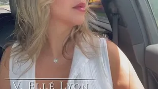 Elle Lyon Goes On A Lunch Date, But Has A Couple Of Cigarettes First